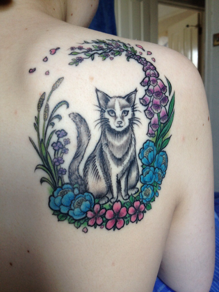 Moon Bird In Flowers Half Sleeve Fake Tattoo Temporary Tattoo Women Girls  Arm | eBay